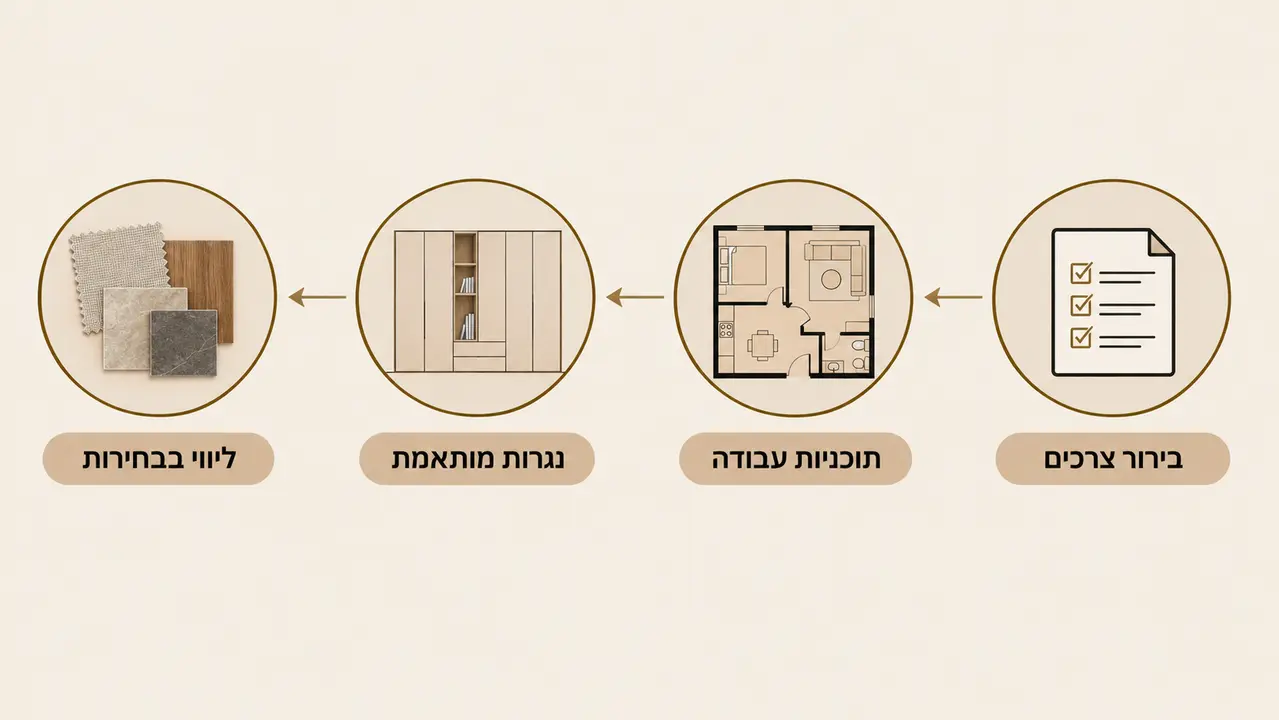 ממה מורכב תהליך העבודה?